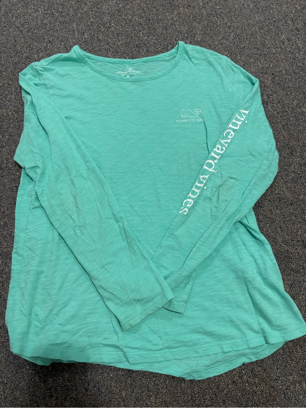 Vineyard Vines Long Sleeve Tee - Seafoam